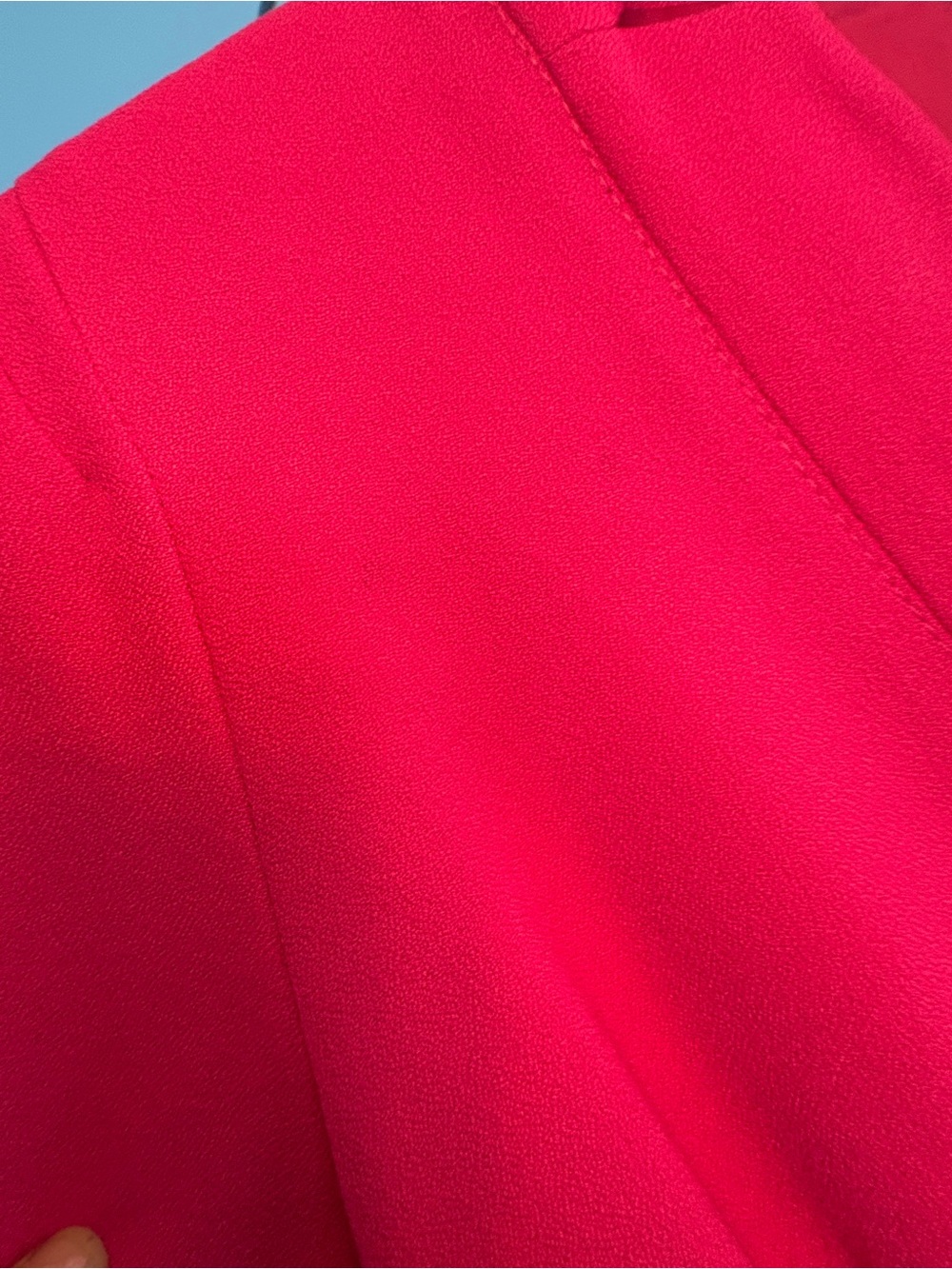 Karen Millen Forever Belted Midi Pencil Dress Magenta Pink NWT US 8 UK 12 - Picture 6 of 9